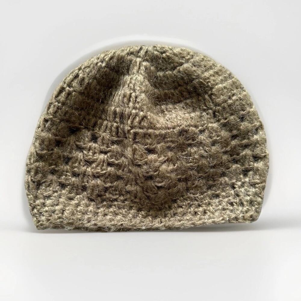 Women Handmade Olive Green Crochet Beanie Krochet Kids Intl Uganda OSFM Hat